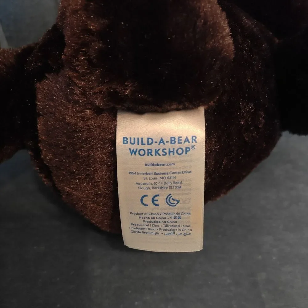 Build A Bear 2016 Brown Bear Green Heart Eyes 16
